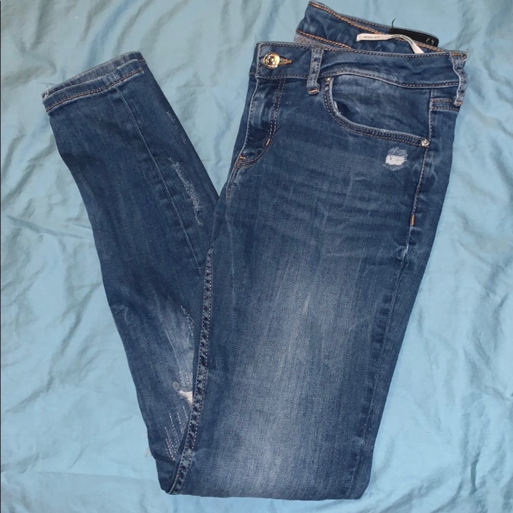 Zara straight leg jeans